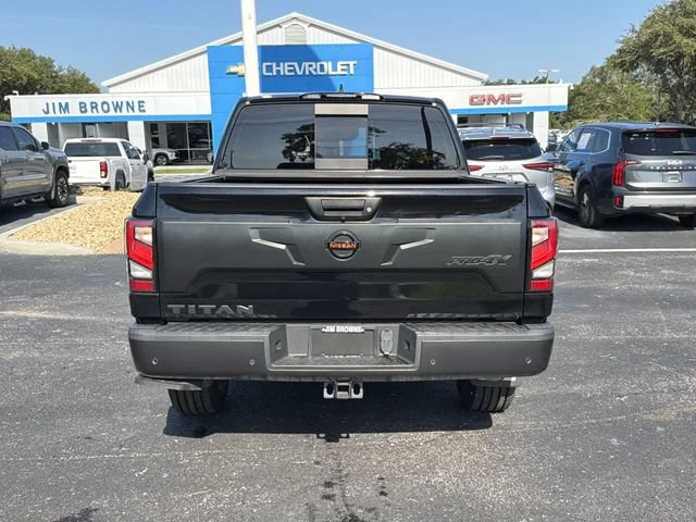 Used 2022 Black Nissan Crew Cab PRO-4X 4x4 image 4
