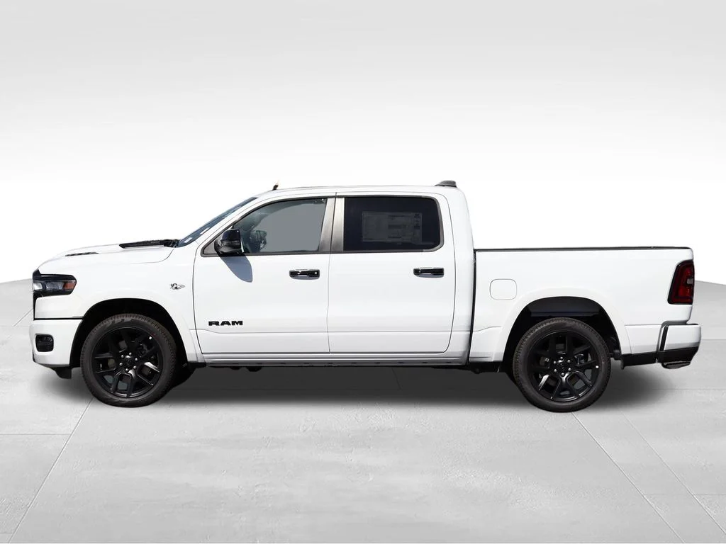 New 2026 Bright White Clear-Coat Exterior Paint RAM Laramie image 8