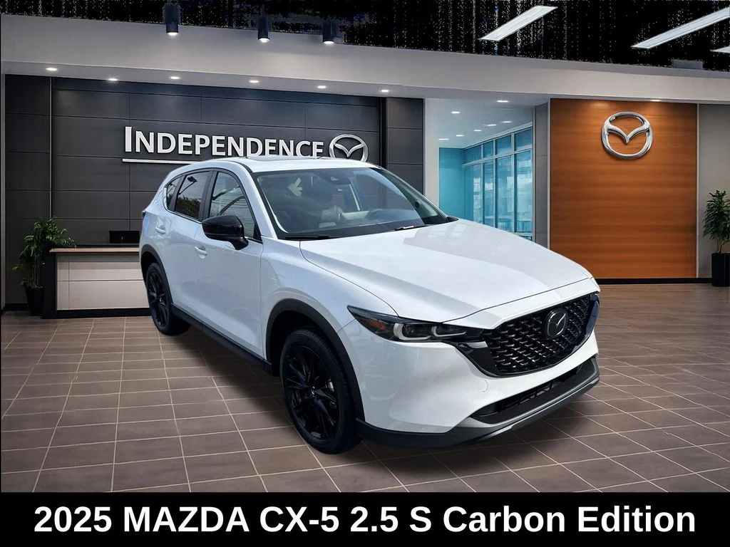 New 2025 White Mazda 2.5 S Carbon Edition image 1