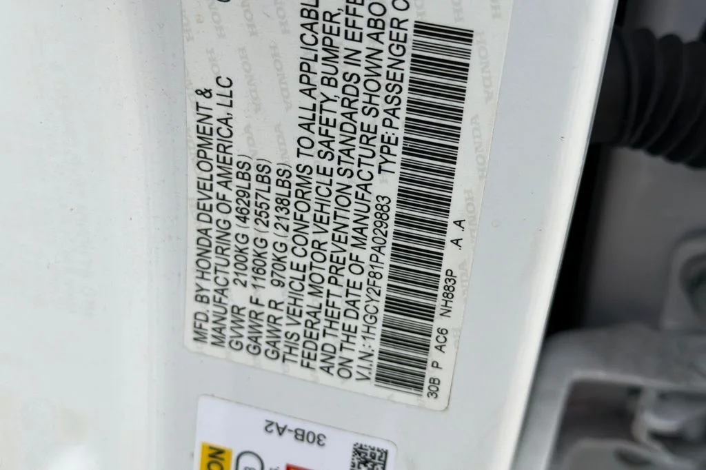 Used 2023 Platinum White Pearl Honda Touring image 28