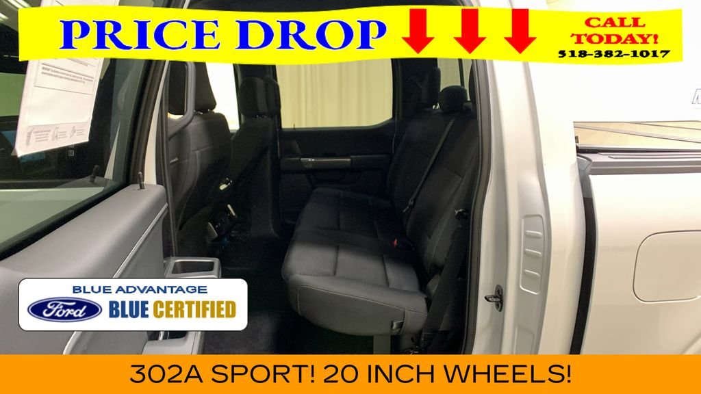 Certified Used 2022 White Metallic Ford XLT image 25