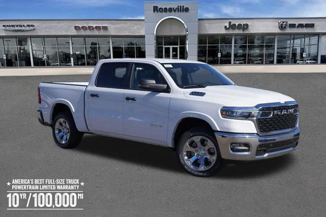 New 2026 Bright White Clear-Coat Exterior Paint RAM Big Horn image 1