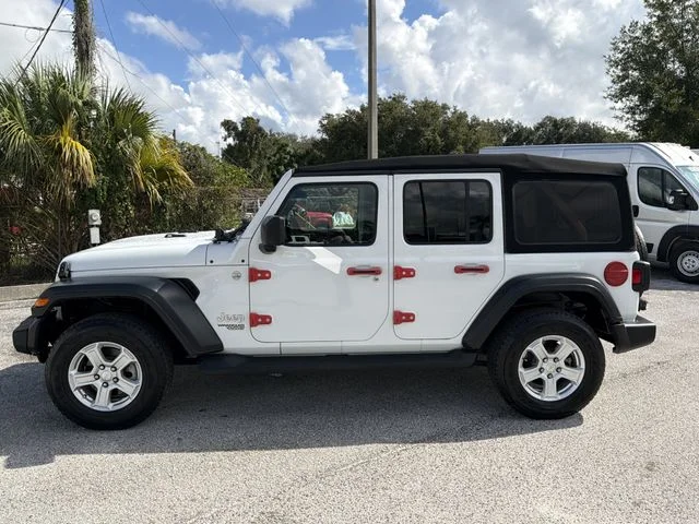 Used 2020 White Jeep Unlimited Sport S image 7