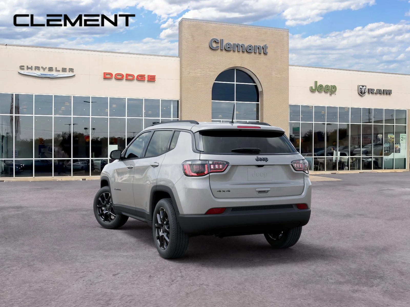 New 2026 Silver Zynith Metallic Clear-Coat Exterior Paint Jeep Latitude image 3