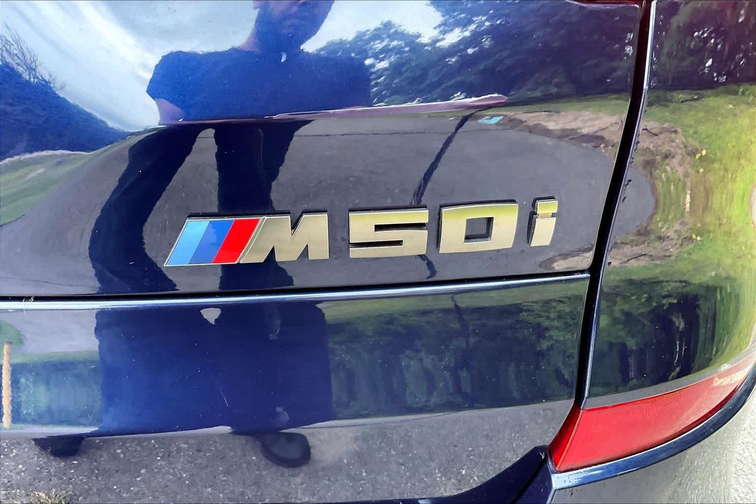 Used 2023 Tanzanite Blue II Metallic BMW M50i image 9