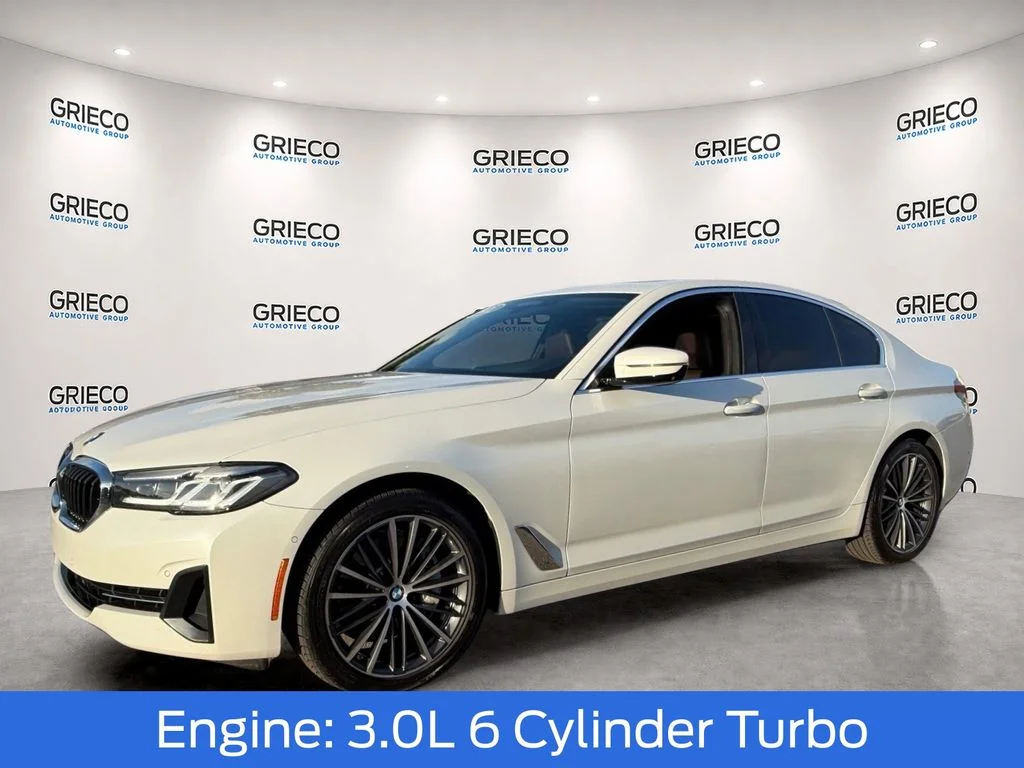 Used 2021 Mineral White Metallic BMW 540i image 3