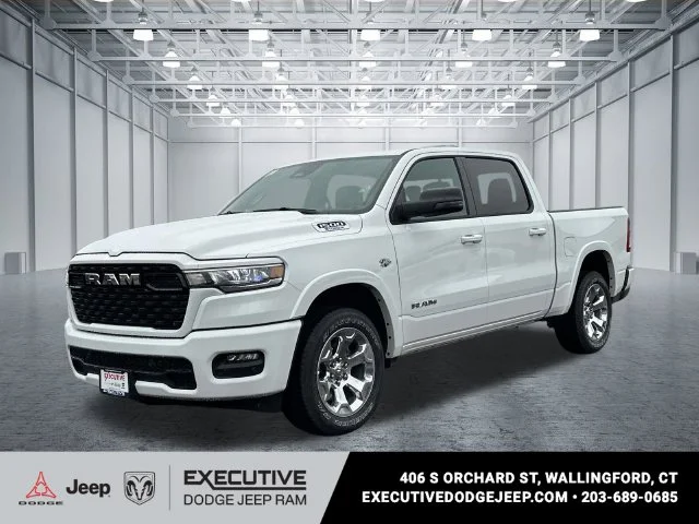 New 2026 Bright White Clear-Coat Exterior Paint RAM Big Horn/Lone Star image 1