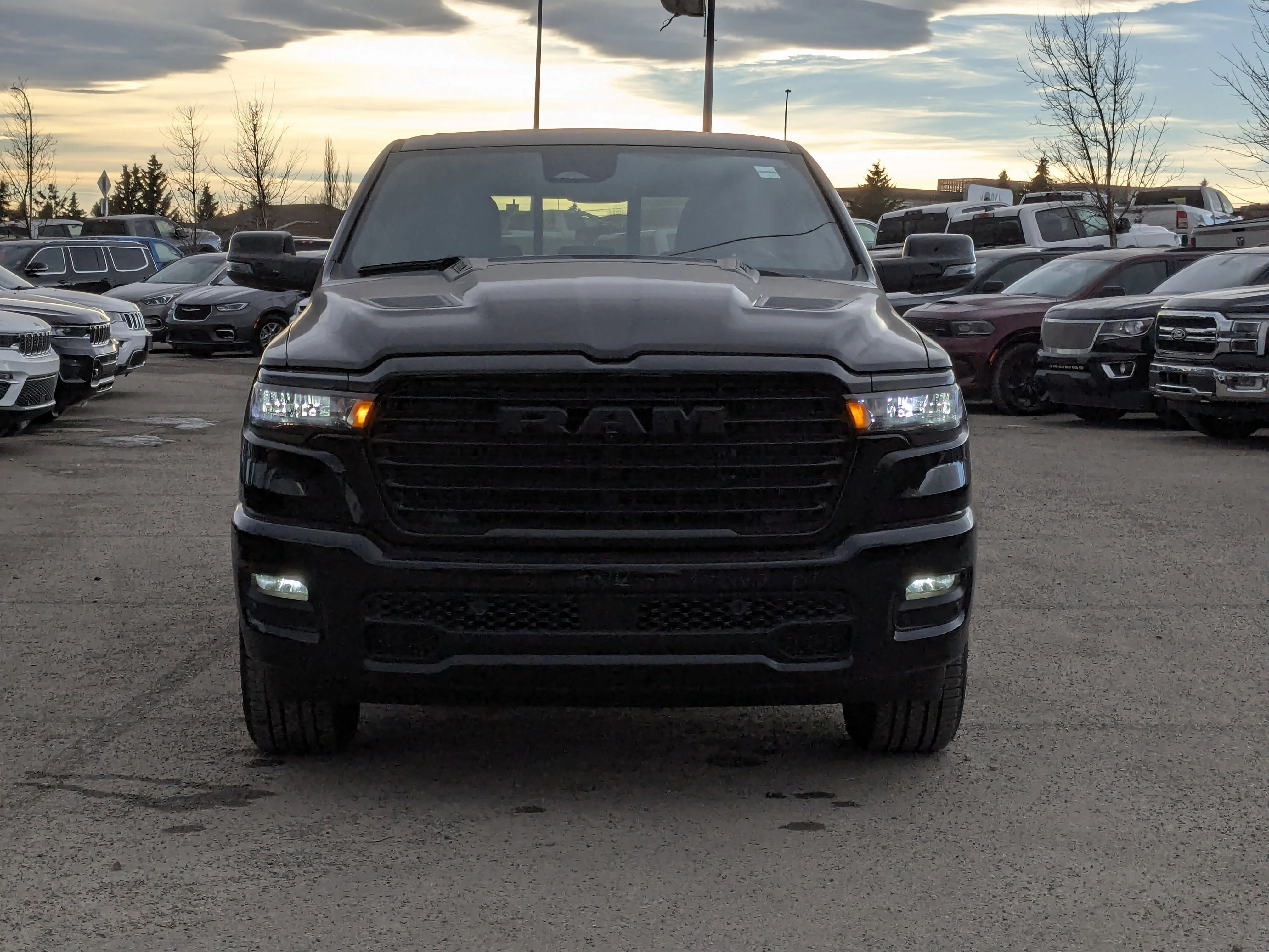 New 2026 Black RAM Sport - - Panoramic Sunroof - Sport Performance Hood - Hurricane Turbo - 3.92 Axle & More! image 3