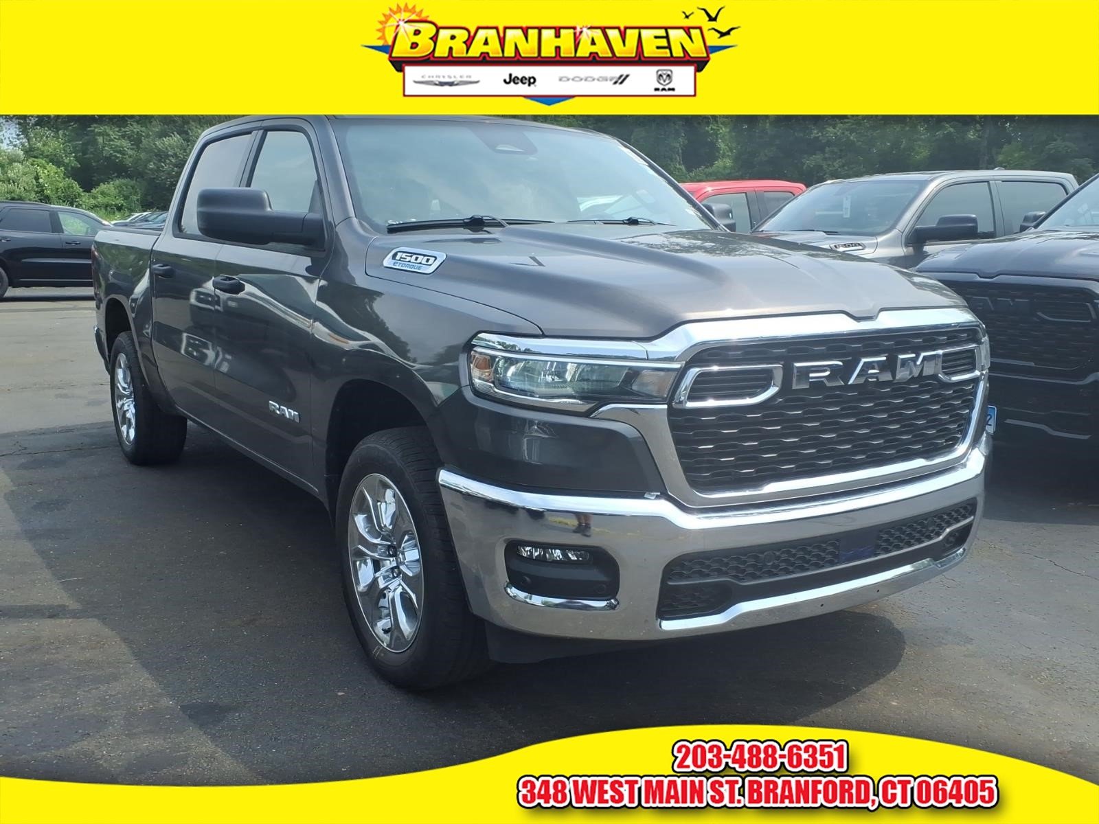 New 2026 Granite Crystal Metallic Clear-Coat Exterior Paint RAM Big Horn/Lone Star image 1