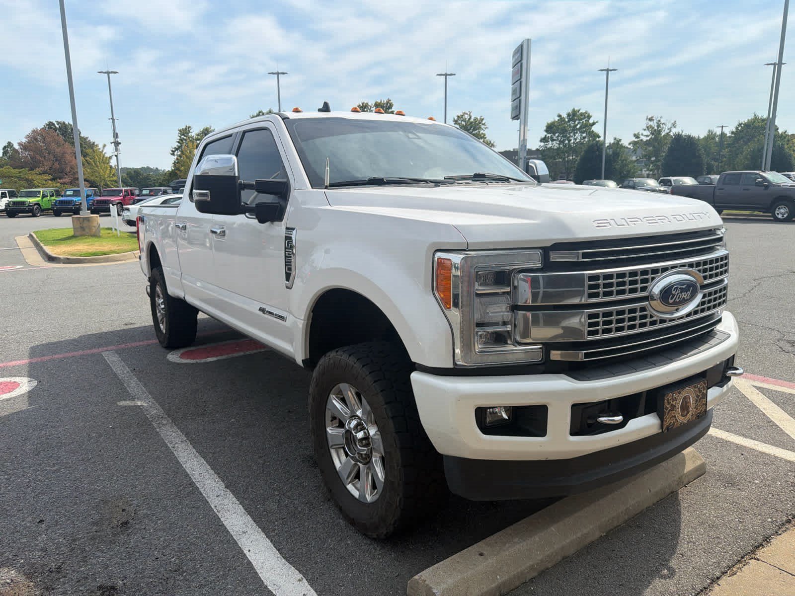 Used 2019 Ford F-250 Super Duty Platinum with VIN 1FT7W2BT9KEF75476 for sale in Little Rock