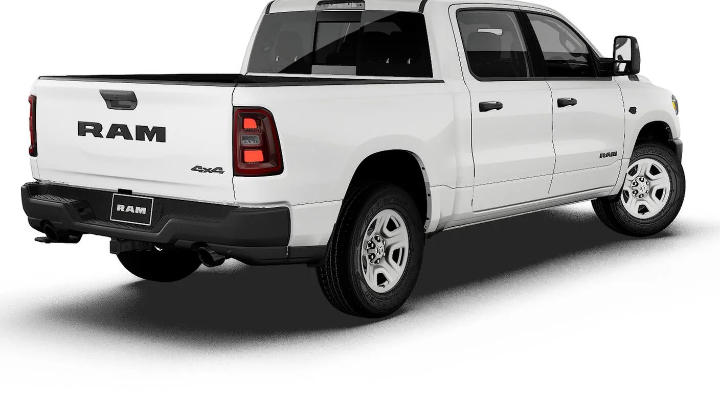 New 2027 Bright White Clear-Coat Exterior Paint RAM TRADESMAN image 2