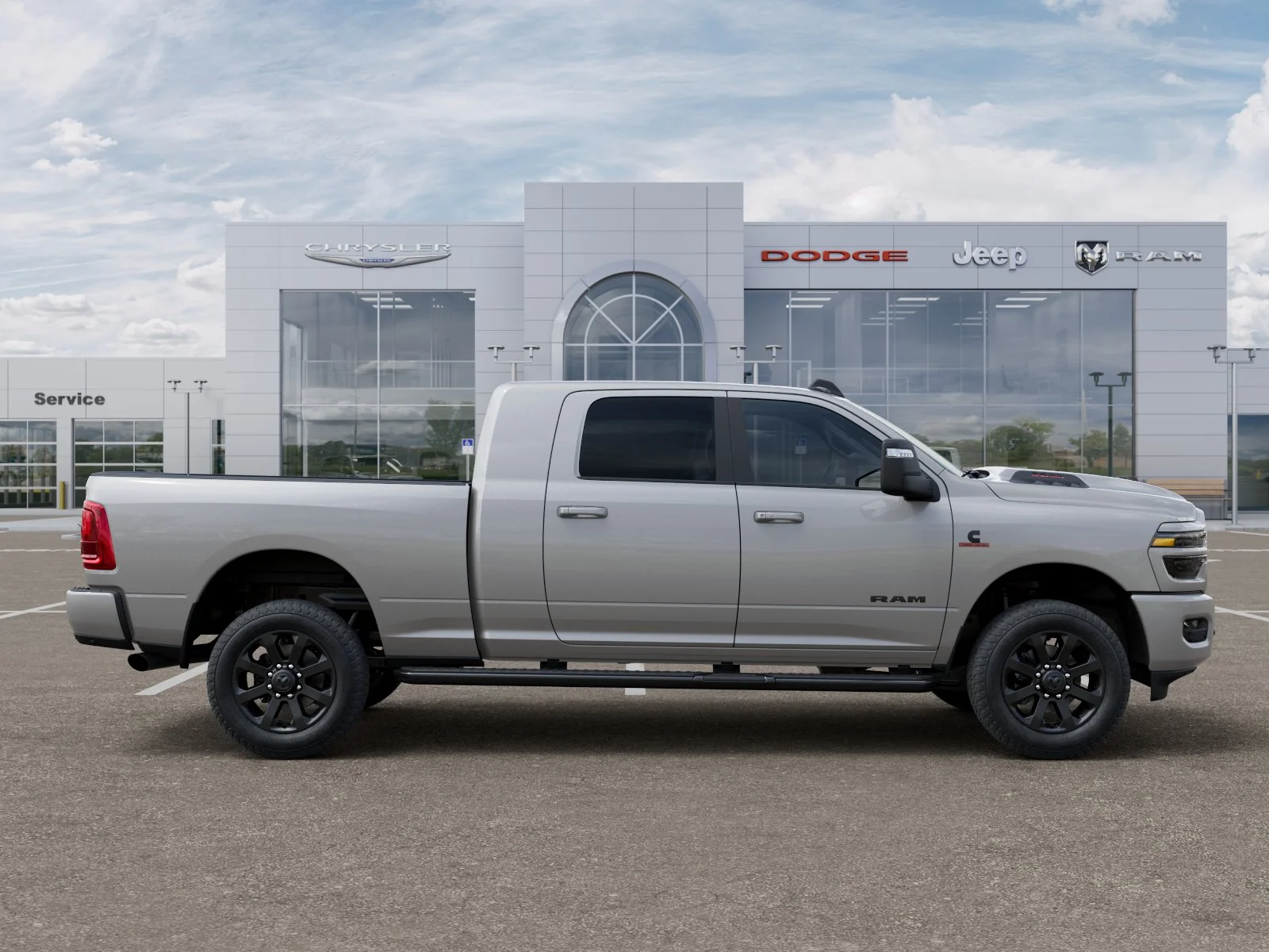 New 2026 Silver-Zynith Exterior Paint RAM Laramie image 47