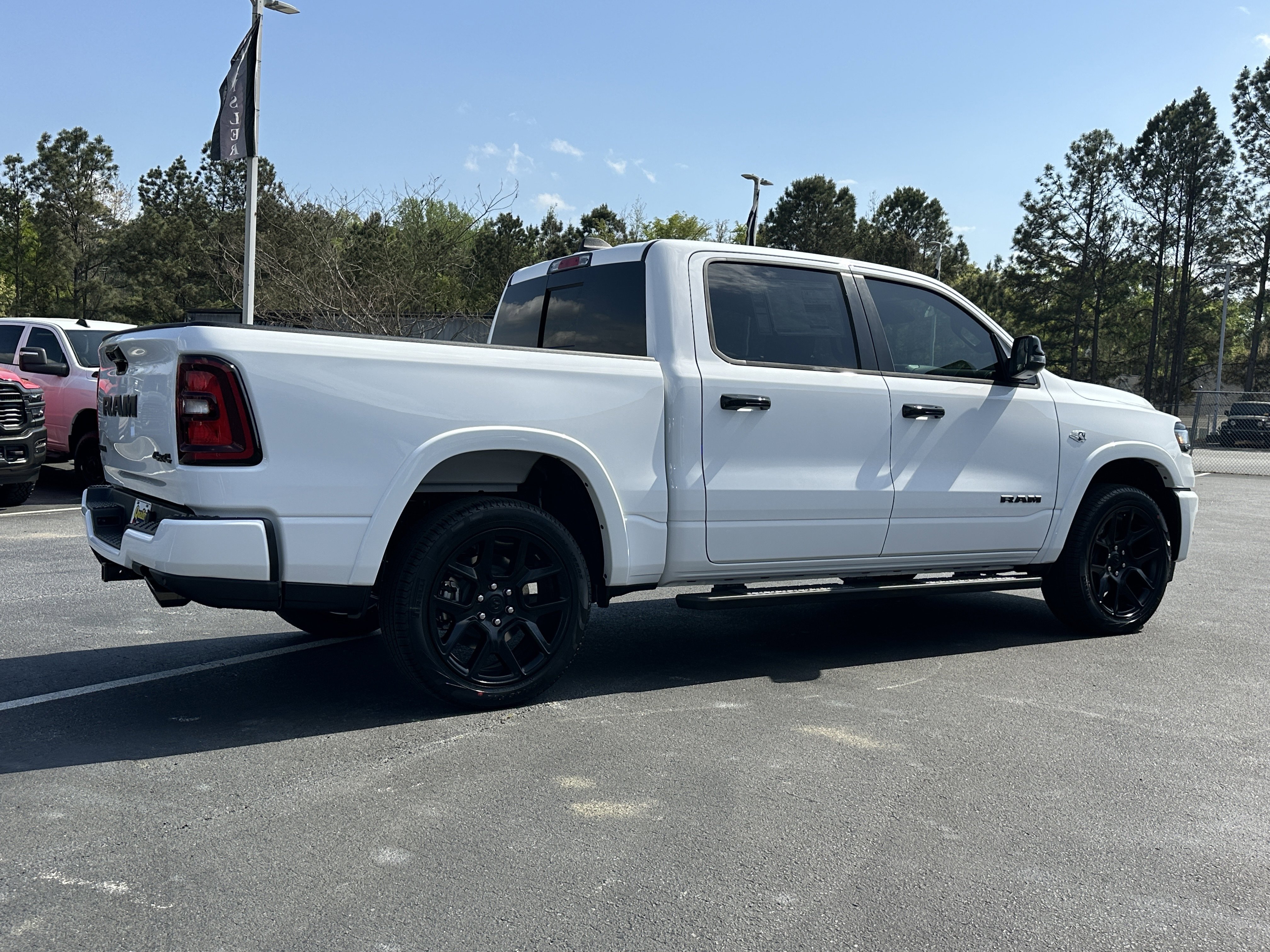 New 2026 Bright White Clear-Coat Exterior Paint RAM Laramie image 8