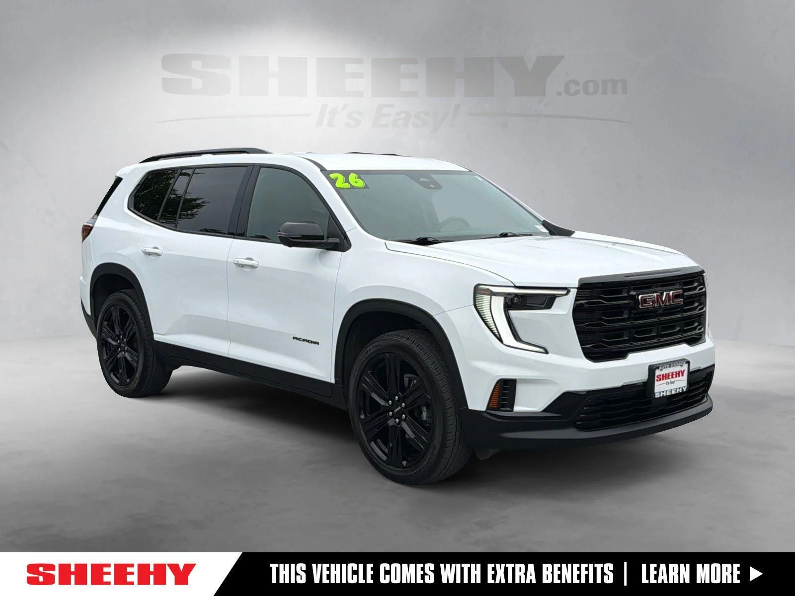Certified Used 2026 Summit White GMC Elevation image 1