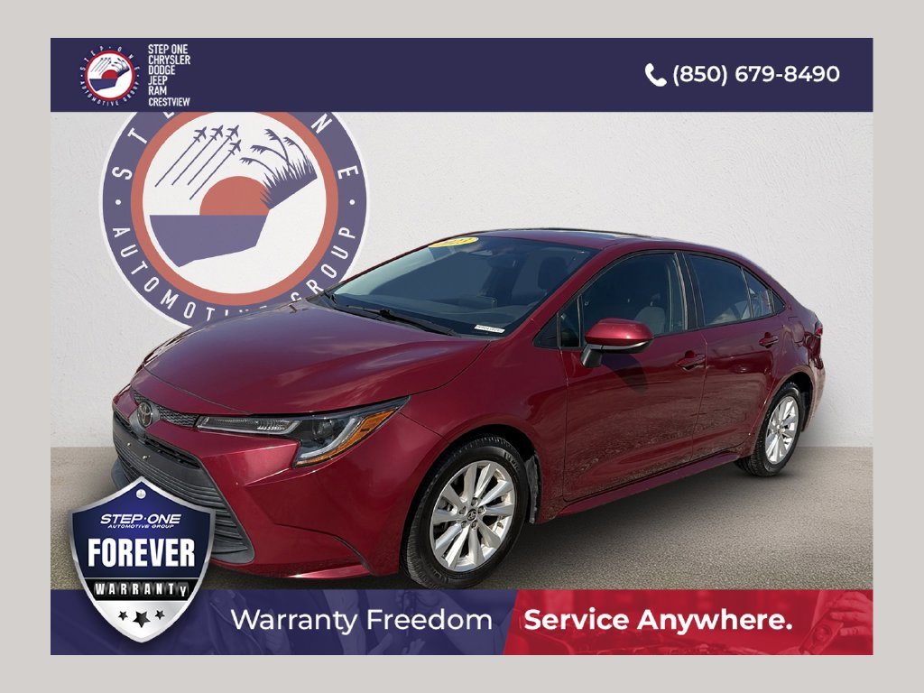 Used 2023 Red Toyota LE image 1