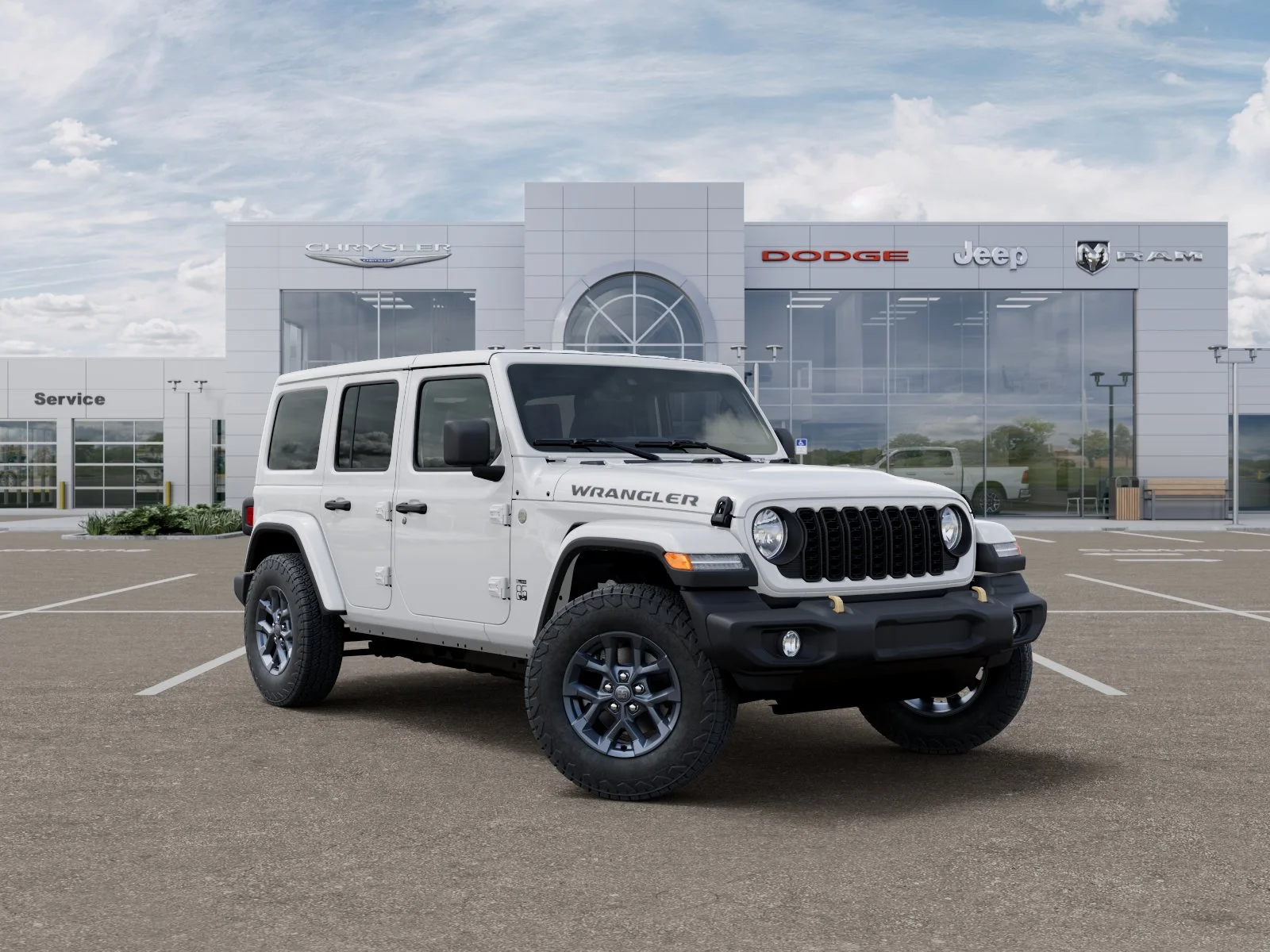 New 2026 Bright White Clear-Coat Exterior Paint Jeep 85th Anniversary Edition image 38