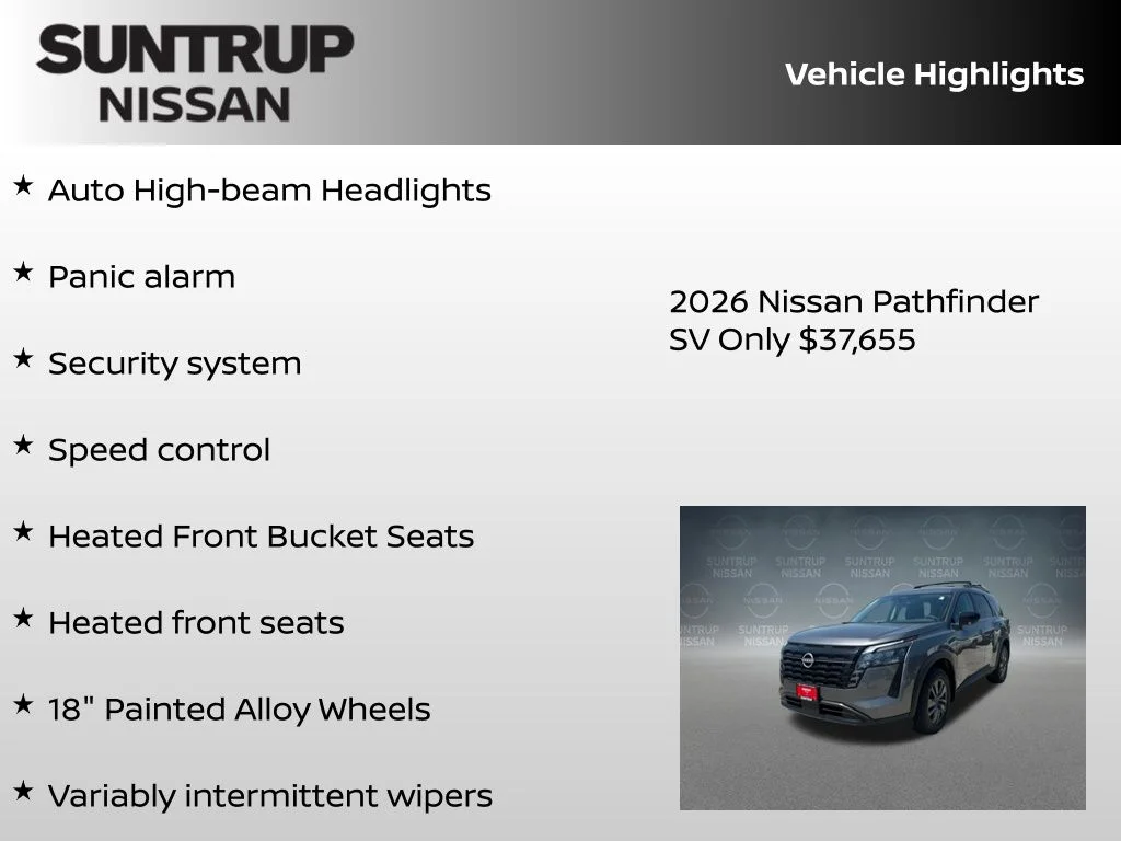 New 2026 Gray Nissan SV image 30