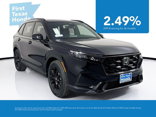 New 2026 Honda CR-V Hybrid Sport