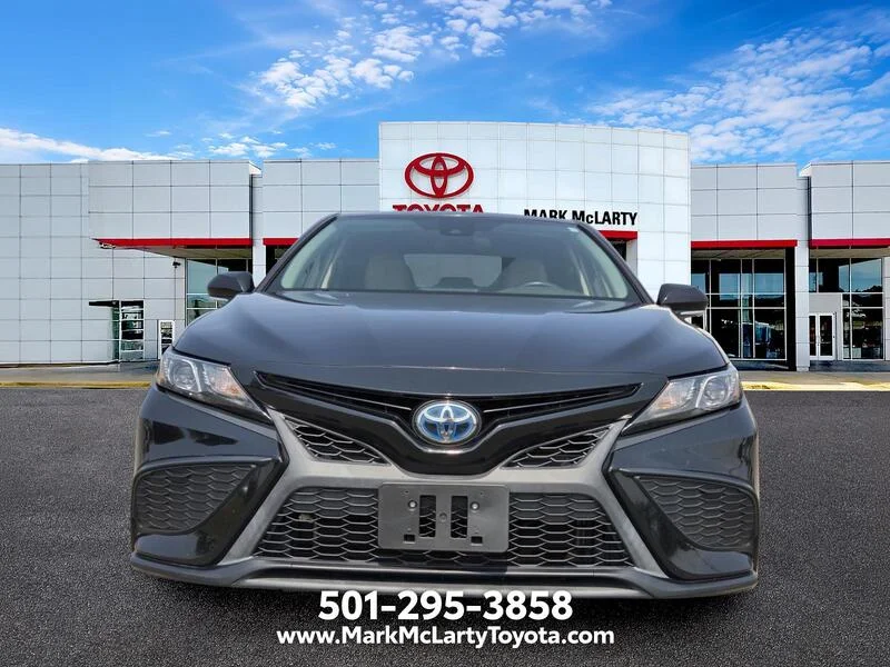 Used 2022 Midnight Black Metallic TOYOTA HYBRID SE CVT image 8