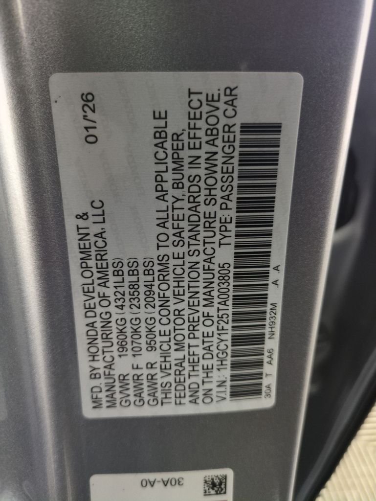 2026 Honda Accord LX - Photo 28