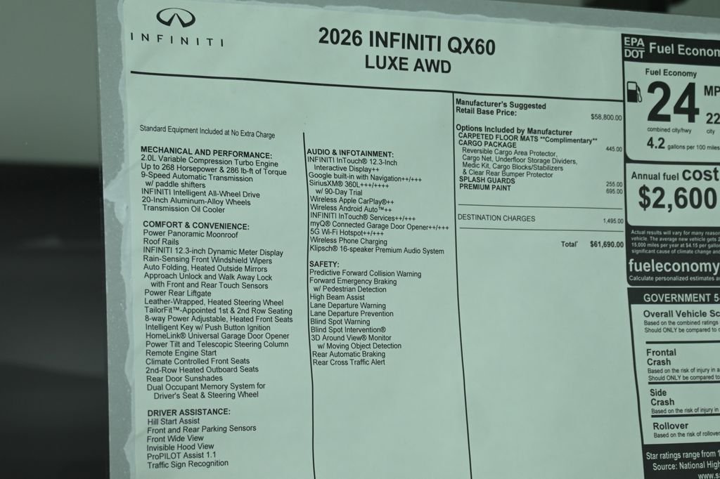 2026 INFINITI QX60 LUXE - Photo 31