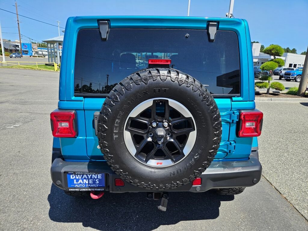 Used 2020 Bikini Pearl Coat Jeep Unlimited Rubicon image 4