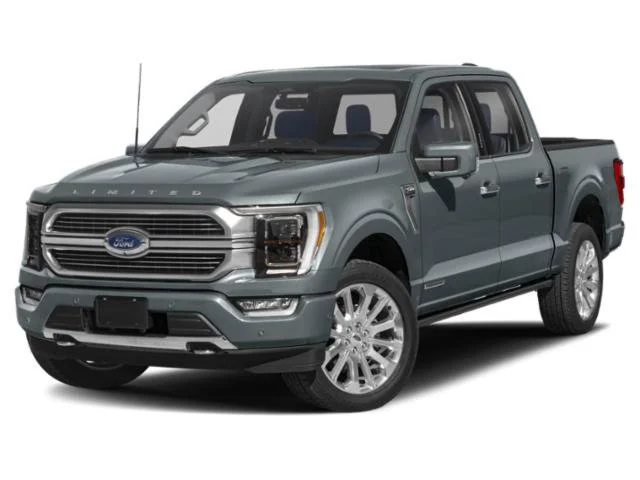 Used 2022 Antimatter Blue Metallic Ford Limited image 1
