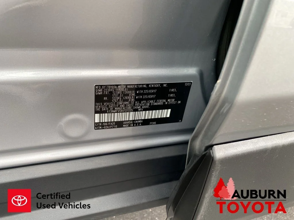 Certified Used 2024 Silver Sky Metallic Toyota XLE image 33
