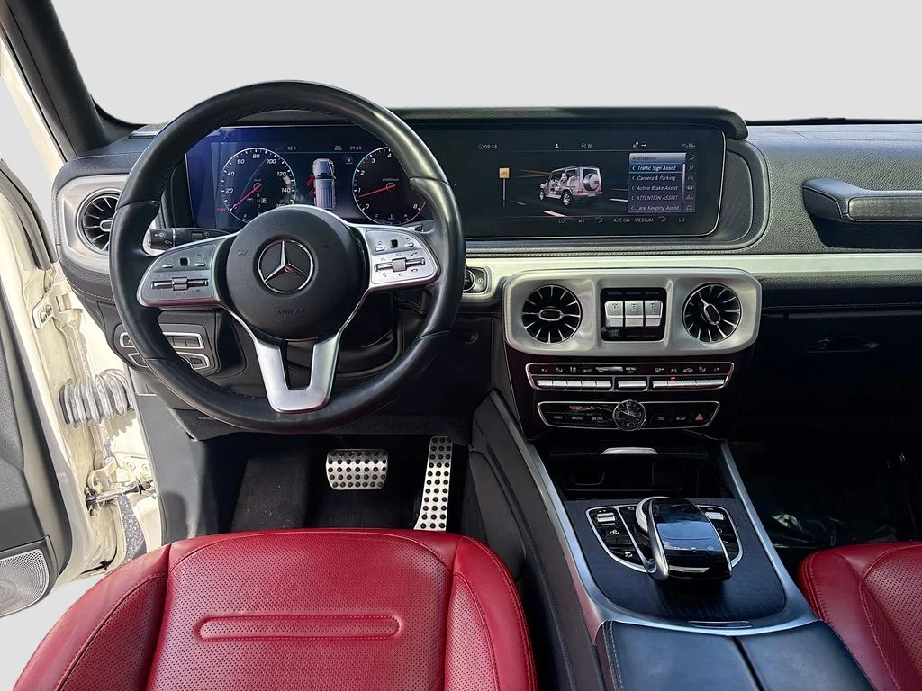 Used 2021 designo Diamond White Metallic Mercedes-Benz G 550 image 47
