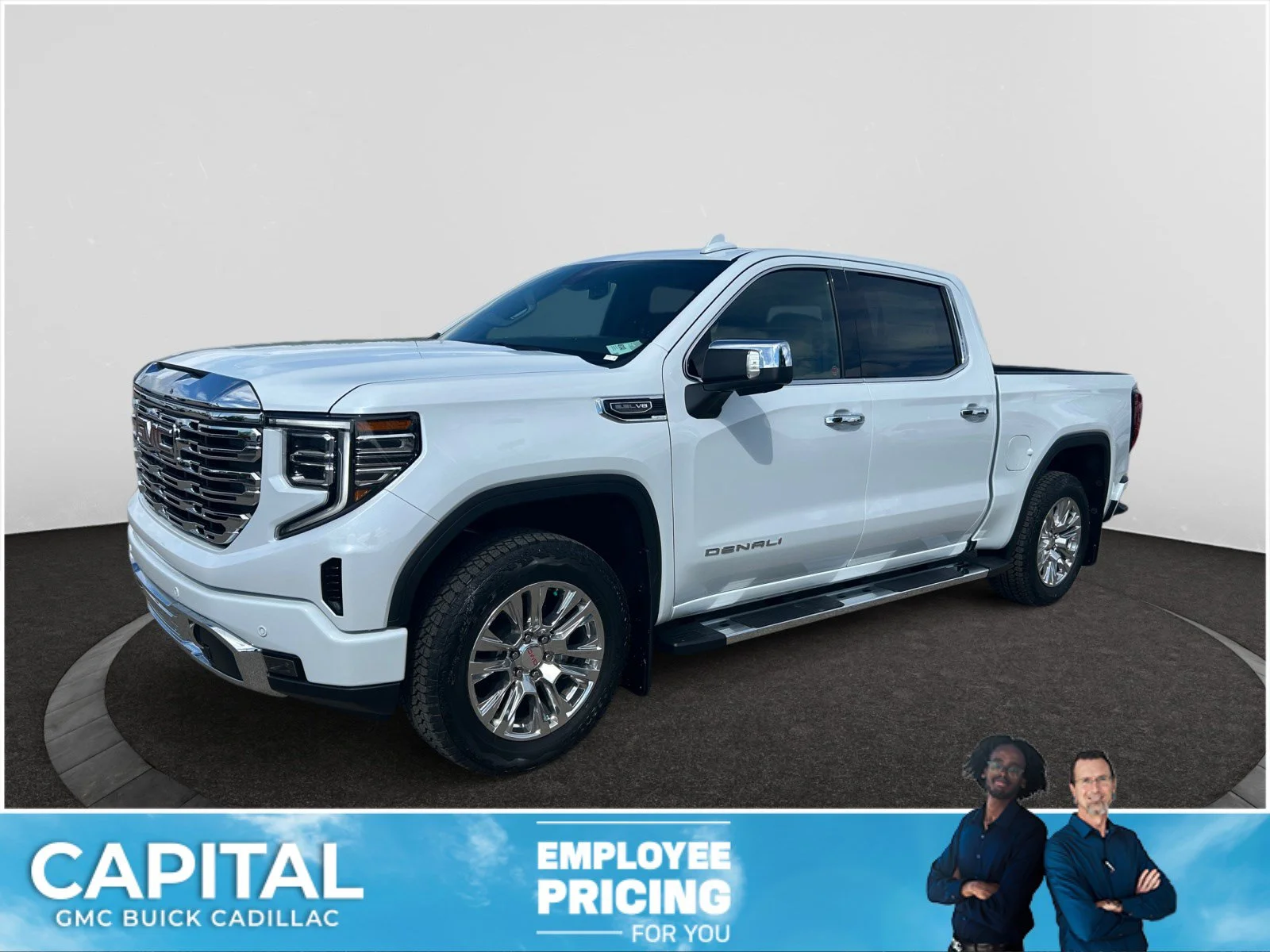 New 2026 Glacier White Tricoat GMC Denali image 1