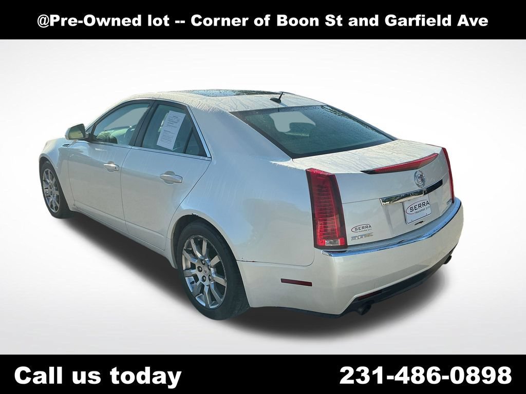 Used 2008 WHITE DIAMOND TRICOAT Cadillac AWD w/1SB image 3