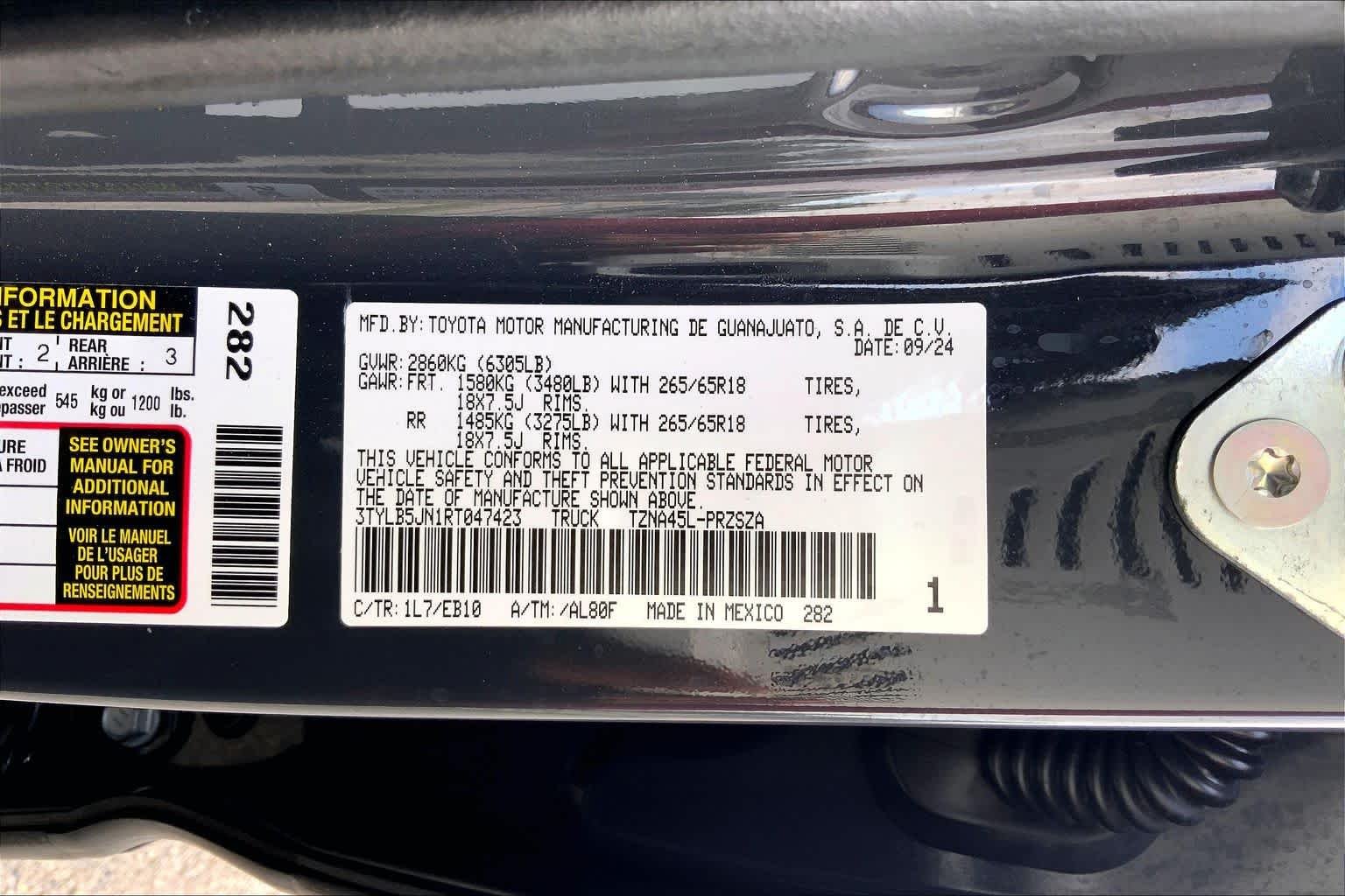 Used 2024 Underground Toyota Limited image 36