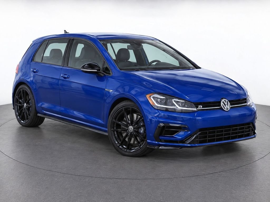 Used 2019 Lapiz Blue Metallic Volkswagen DCC & Navigation 4Motion image 2