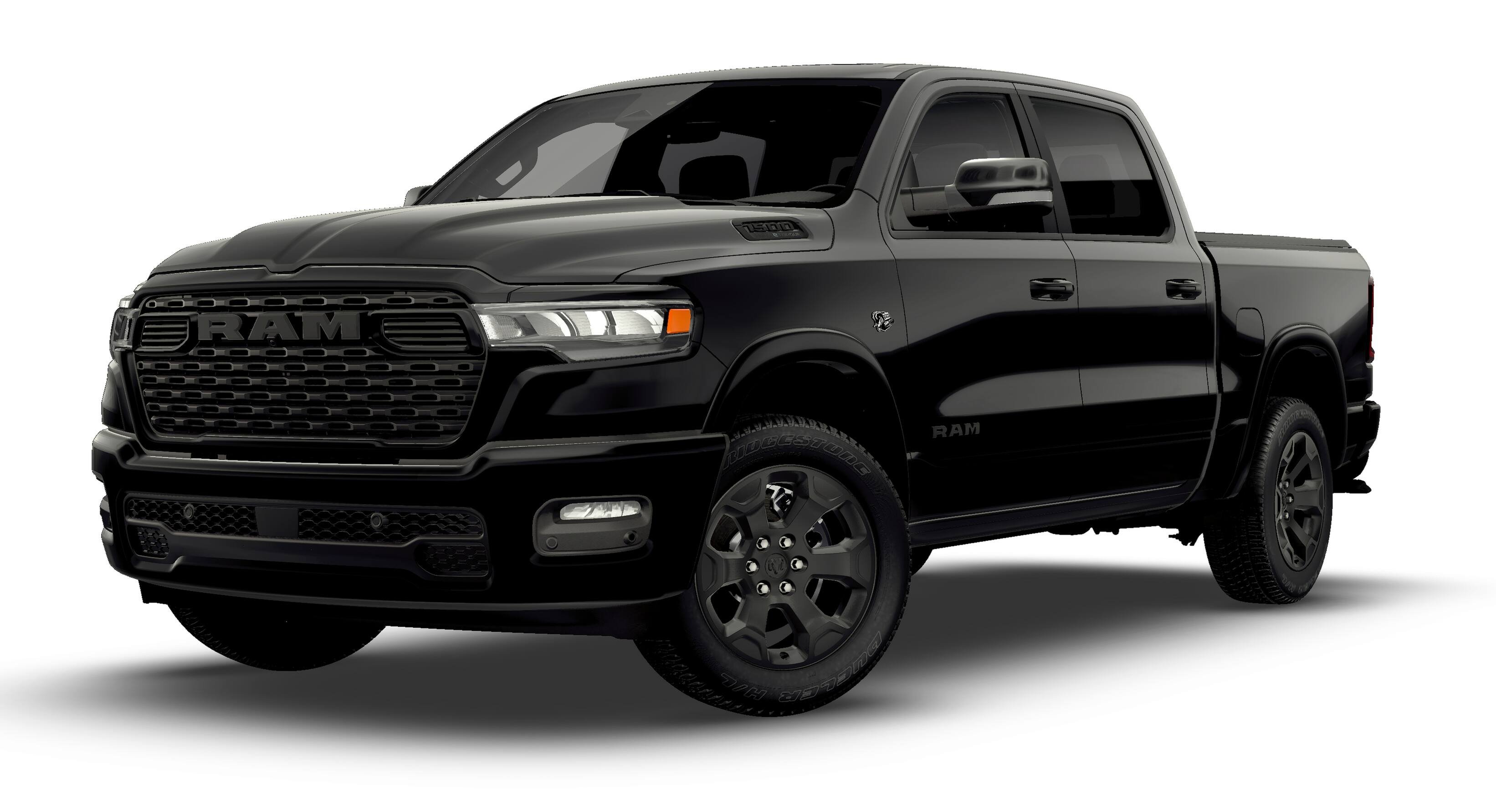 New 2026 Diamond Black Crystal Pearl-Coat Exterior Paint RAM BIG HORN image 13