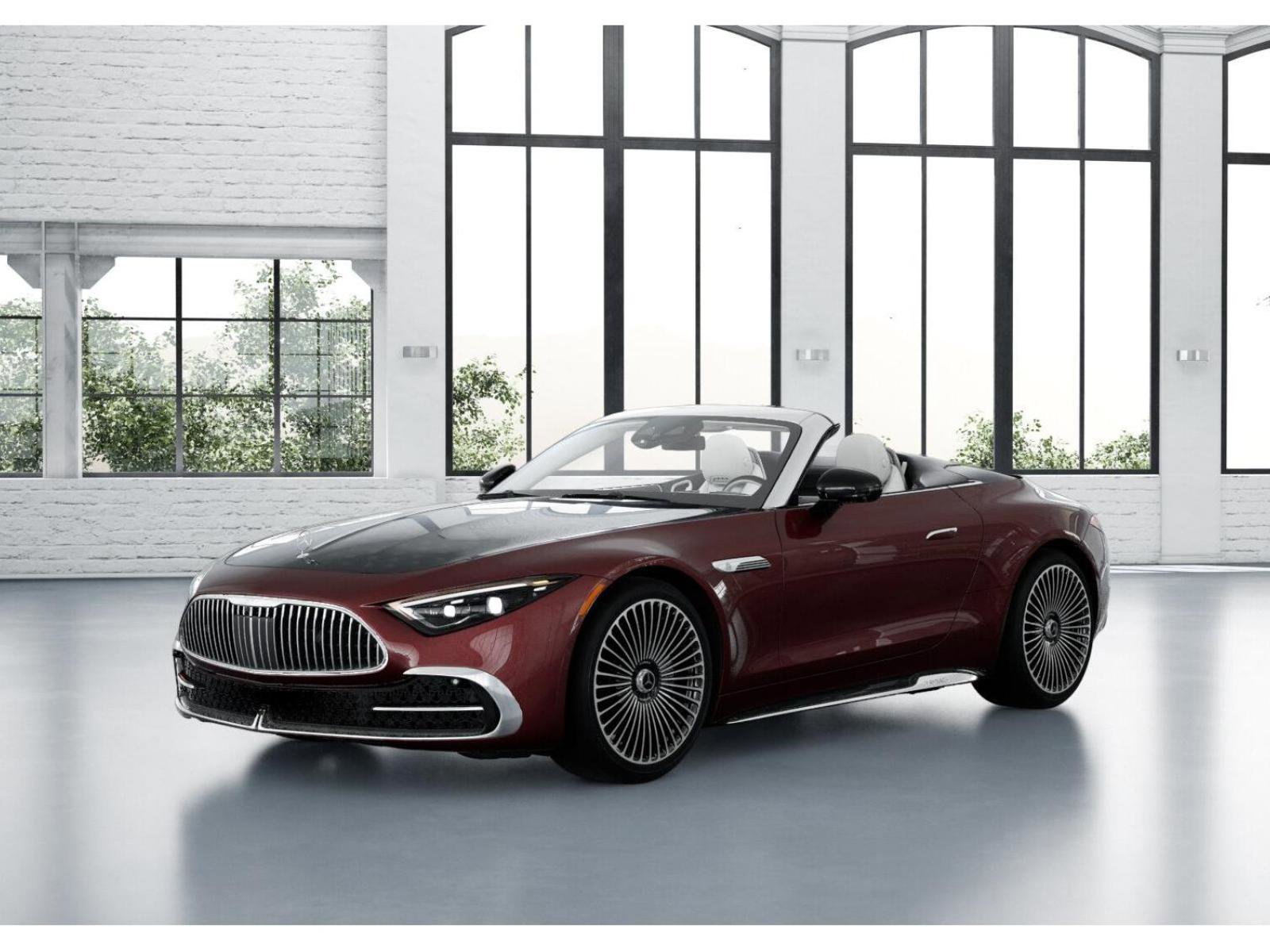 New 2026 MANUFAKTUR exclusive barolo red metallic Mercedes-Benz Maybach SL 680 Monogram Series image 39