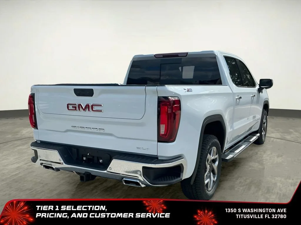 New 2026 Glacier White Tricoat GMC SLT image 8