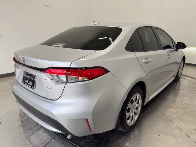Used 2022 Classic Silver Metallic Toyota LE image 32