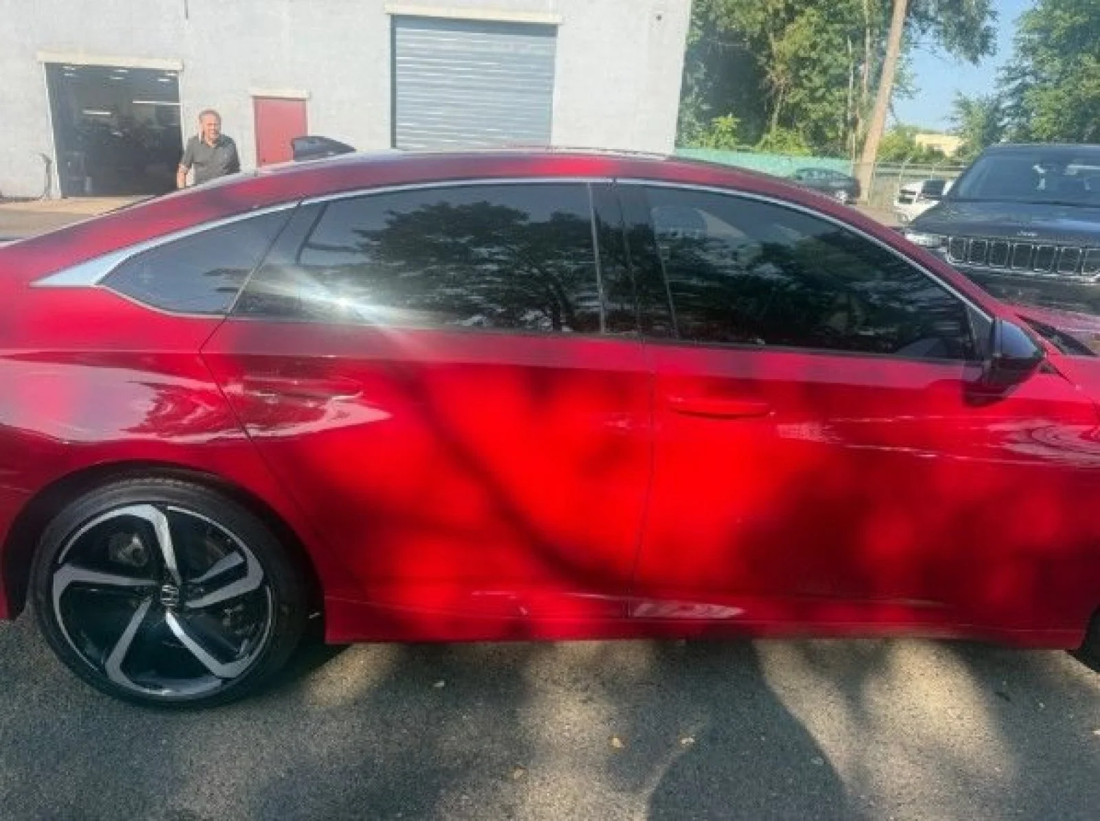 Certified Used 2022 Radiant Red Metallic Honda Sport SE image 9
