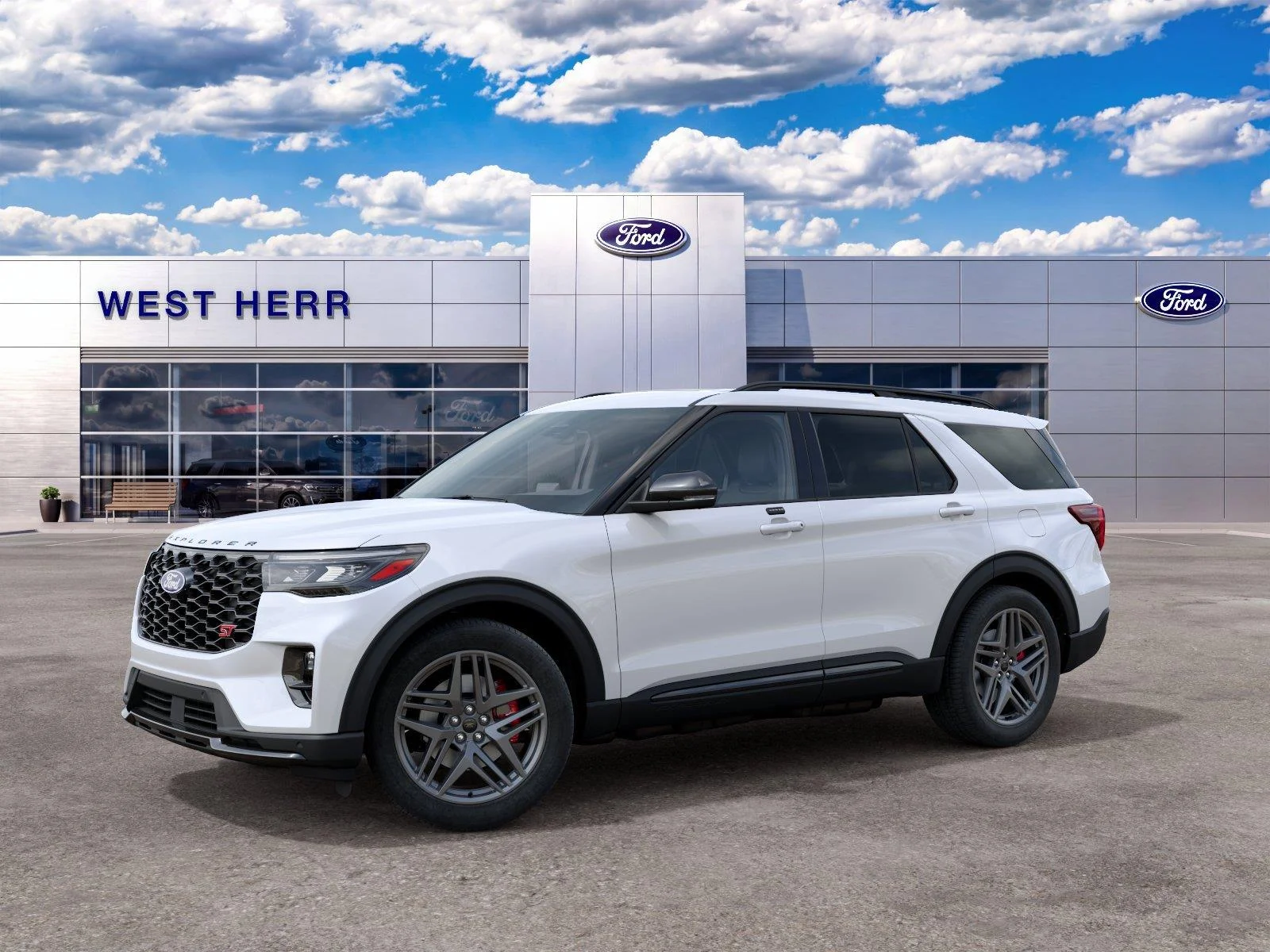New 2027 Star White Metallic Tri-Coat Ford ST image 2
