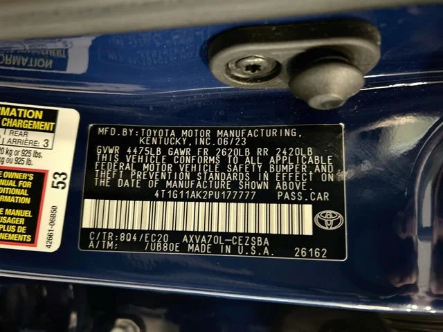 Used 2023 Blue Toyota SE Nightshade image 42