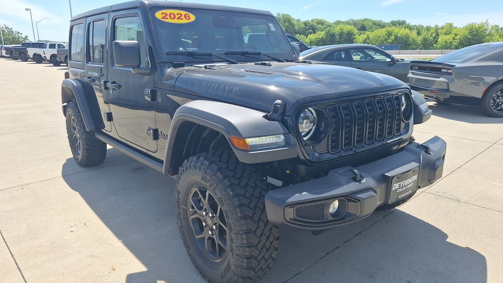 New 2026 Black Clear-Coat Exterior Paint Jeep Willys image 2