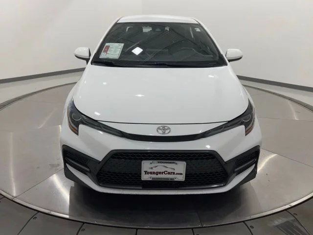 Used 2021 White Toyota SE image 2