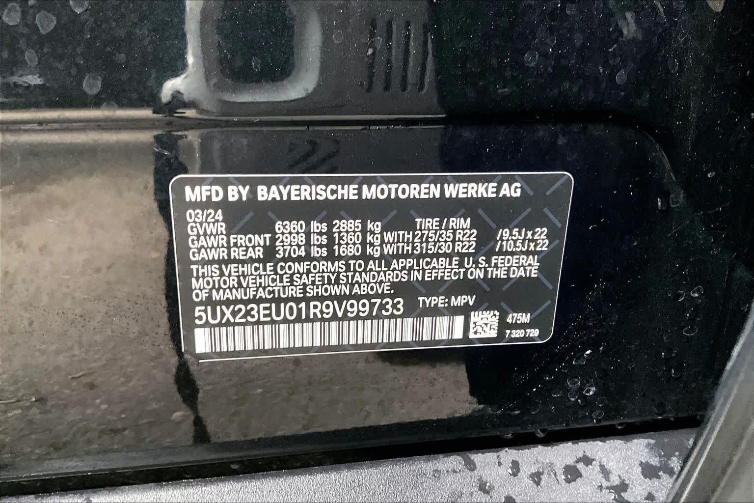 Used 2024 Black Sapphire Metallic BMW xDrive40i image 31