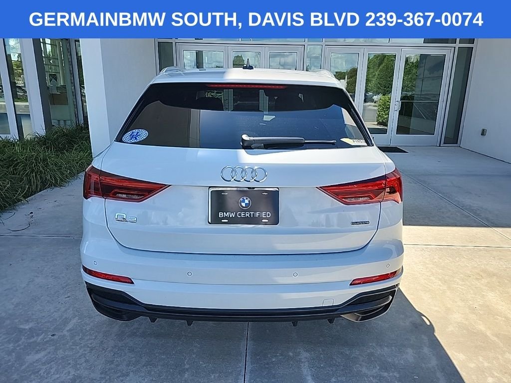 Used 2022 Glacier White Metallic Audi Premium Plus image 6