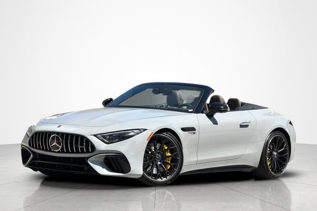 Certified Used 2022 MANUFAKTUR Alpine Grey Mercedes-Benz AMG® SL 63 image 1