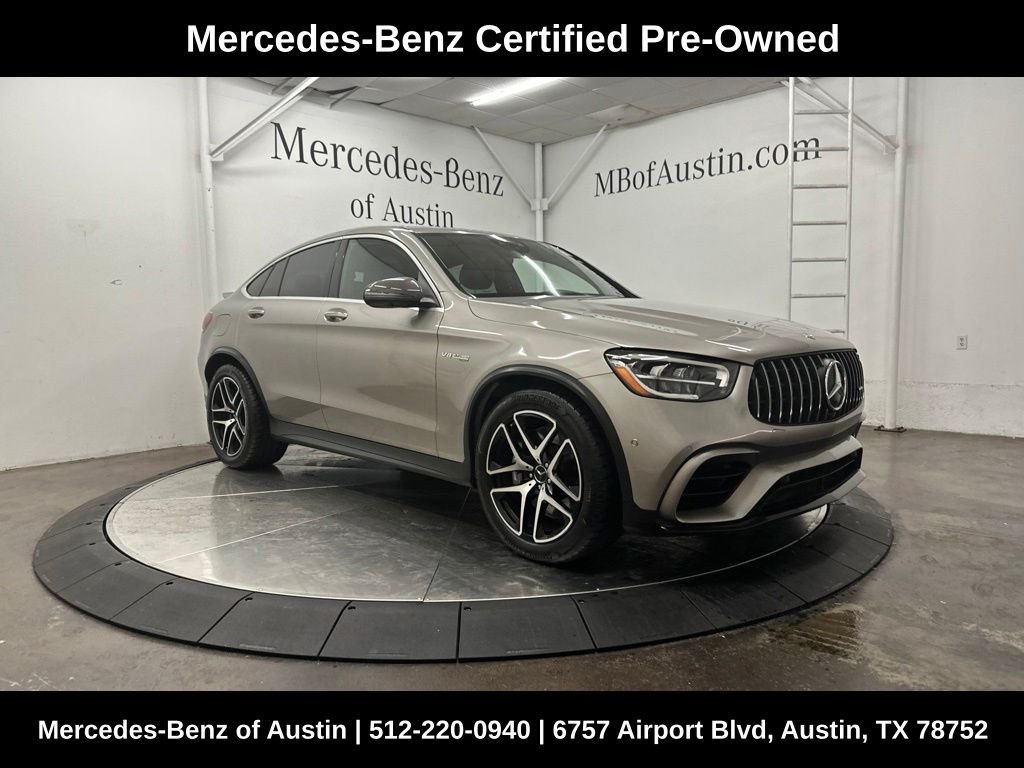 Certified Used 2020 Silver Mercedes-Benz GLC 63 AMG® image 1