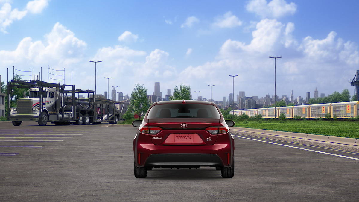 New 2026 Ruby Flare Pearl Toyota Hybrid LE image 8
