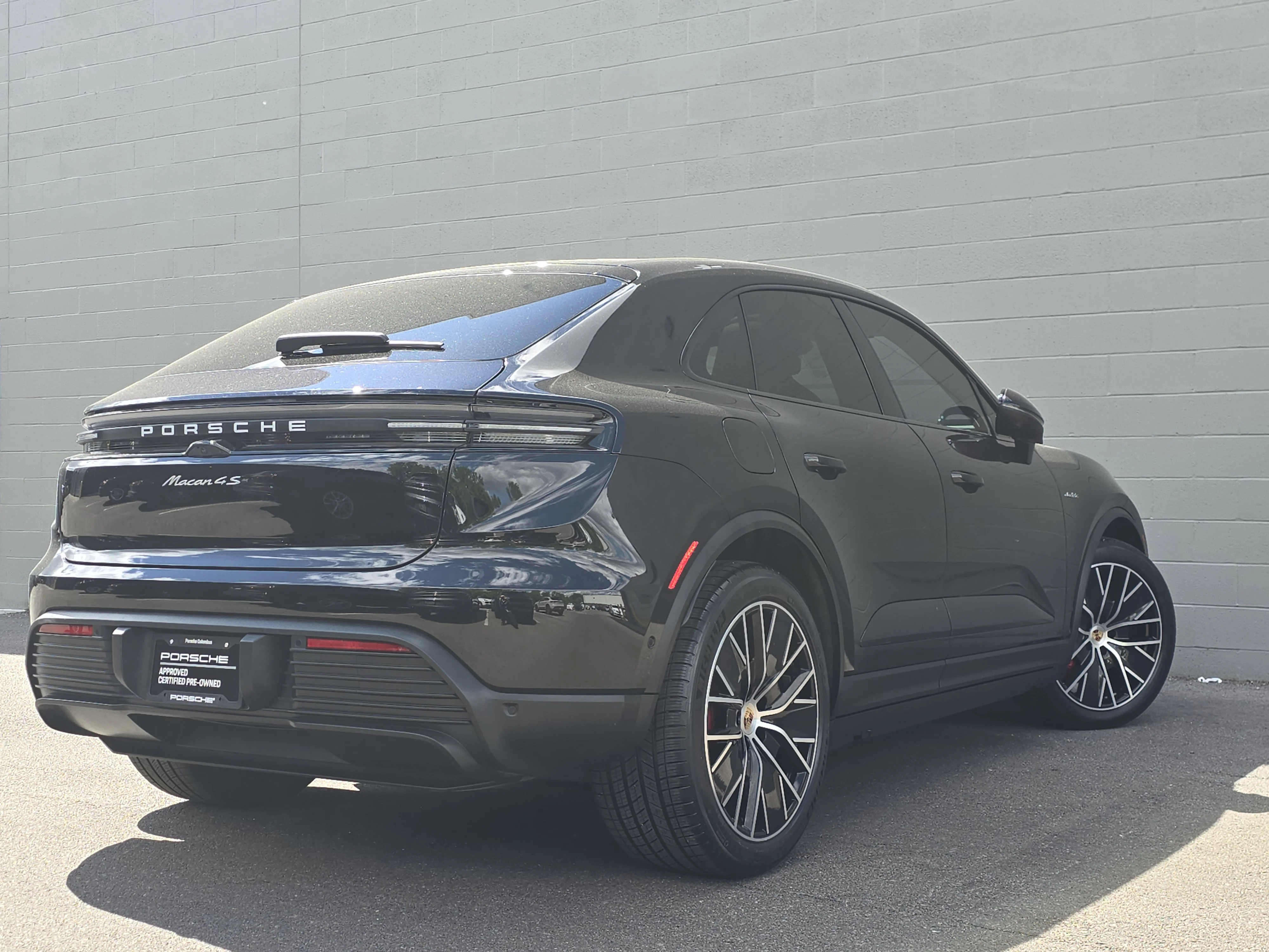 Certified Used 2025 Jet Black Metallic Porsche Electric 4S image 9