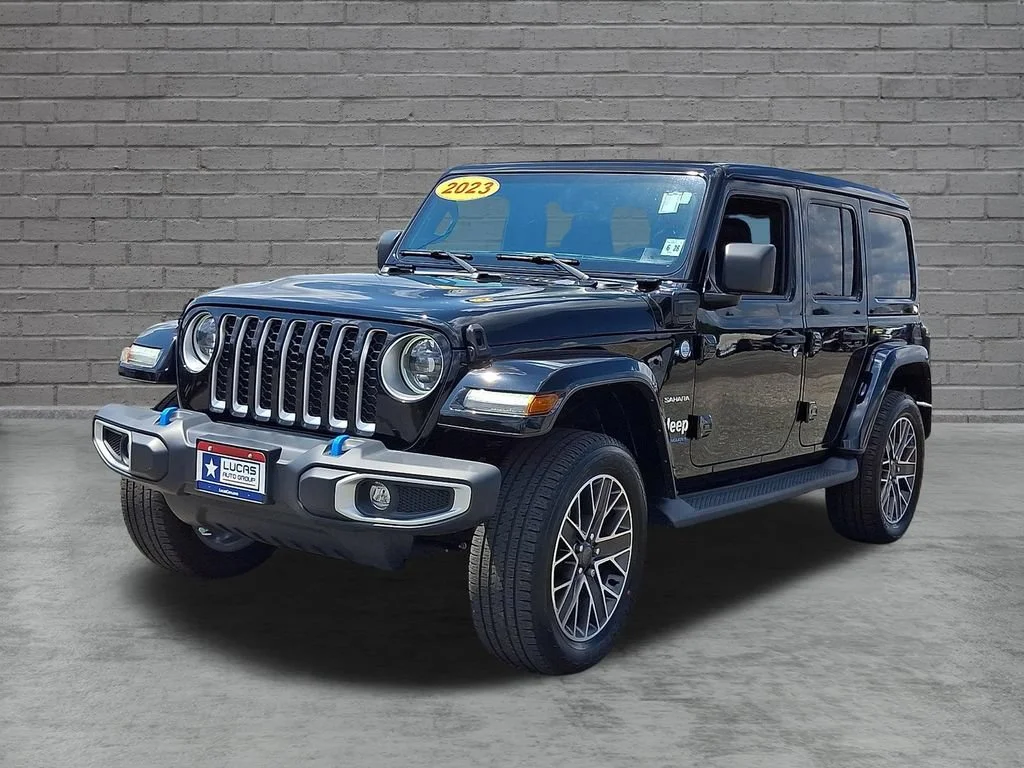 Used 2023 Black Clearcoat Jeep Sahara image 5
