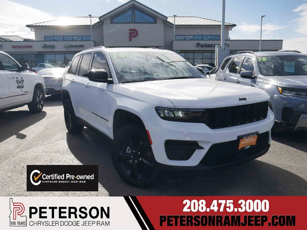 Certified Used 2024 White Jeep Altitude X image 1